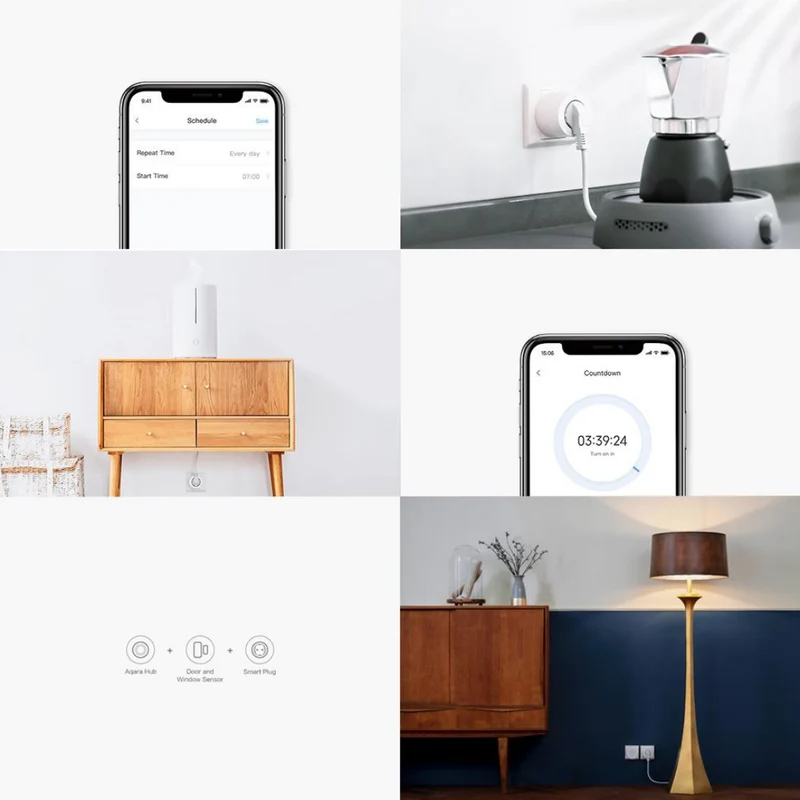 Aqara Tomada Inteligente Zigbee - Smart Plug SP-EUC01