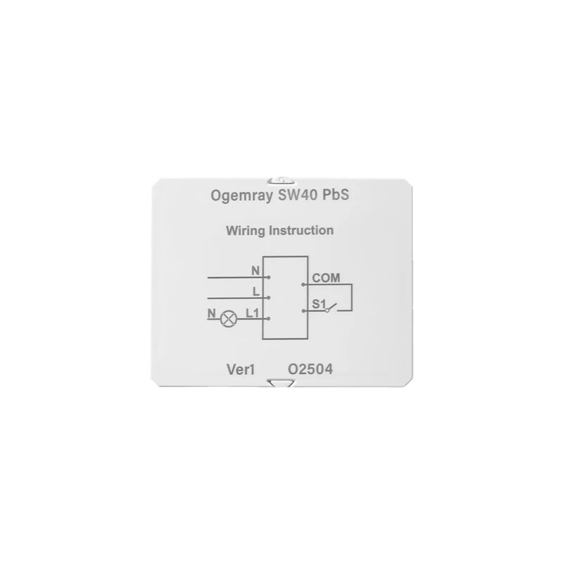 Ogemray Relé Inteligente 25A WiFi e Bluetooth - Powered by Shelly