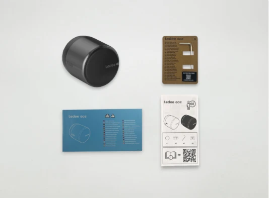 Tedee GO2 Smart Lock Preto - Fechadura Inteligente Bluetooth