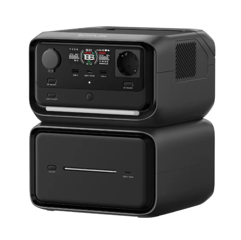 Ecoflow River 3 Max Plus - Gerador portátil Inteligente 858Wh