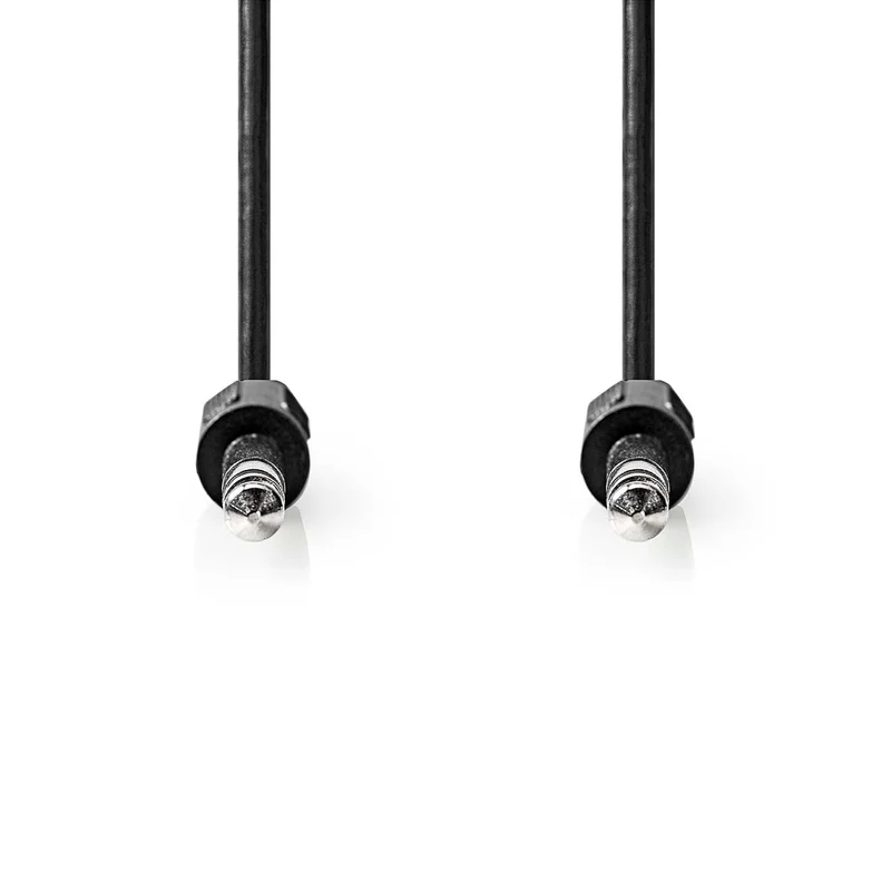 Stereo-Audiokabel 6,35 mm Male - 6,35 mm Male - Vernikkeld