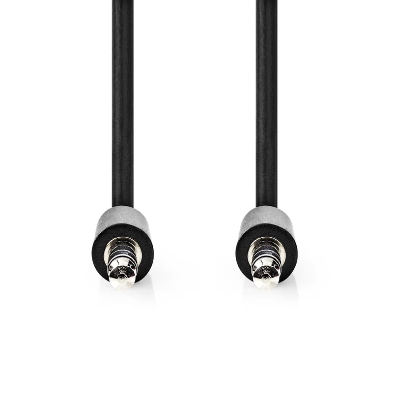 Stereo-Audiokabel 3,5 mm Male - 3,5 mm Male - Vernikkeld