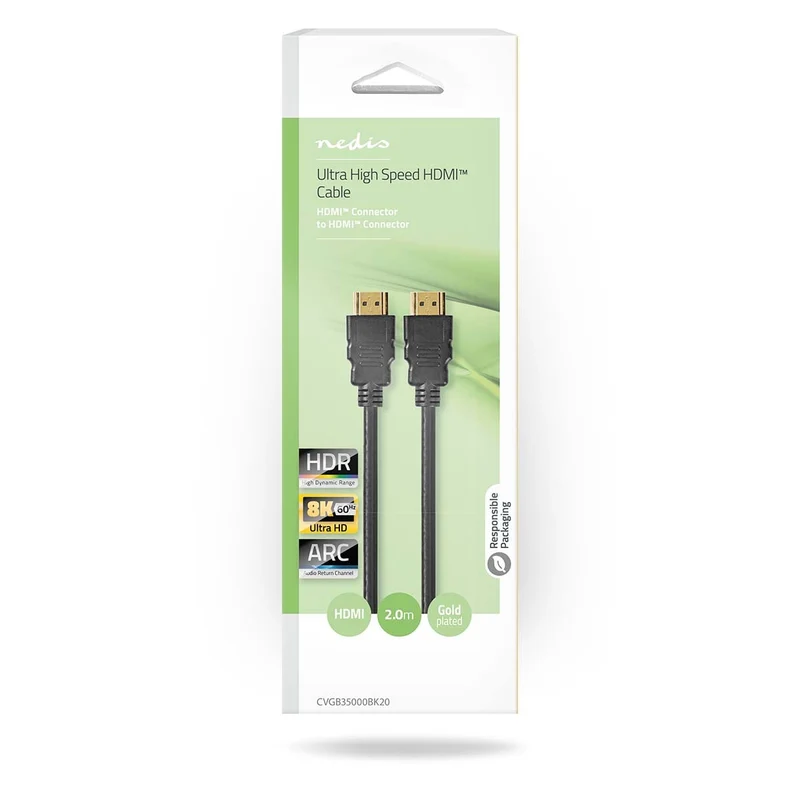 Ultra High Speed HDMI™-Kabel HDMI™ Connector - HDMI™ Connector - 8K@60Hz