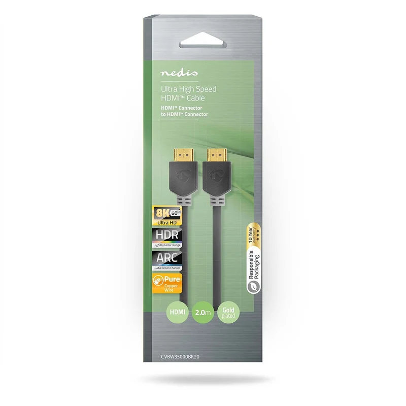 Ultra High Speed HDMI™-Kabel HDMI™ Connector - HDMI™ Connector - 8K@60Hz