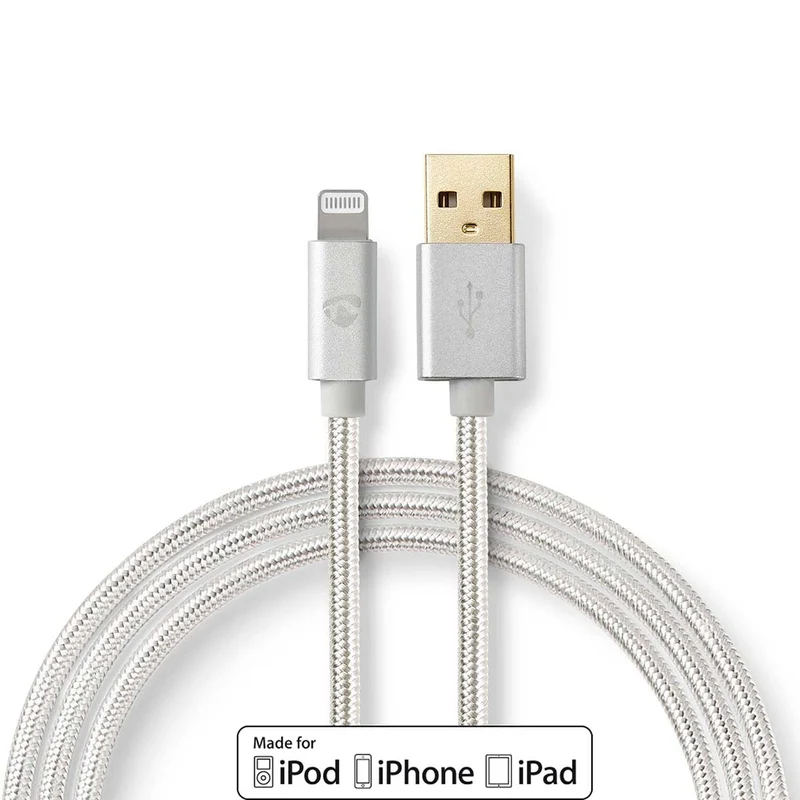 Lightning Kabel USB 2.0 - Apple Lightning 8-Pins - USB-A Male