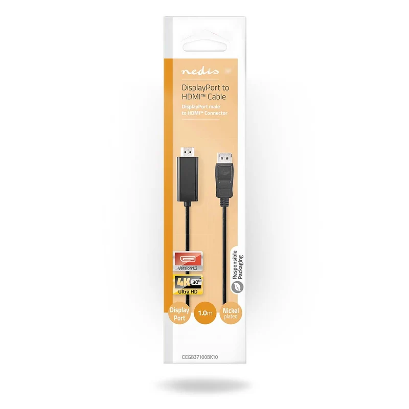 DisplayPort-Kabel DisplayPort Male - HDMI™ Connector - 4K@30Hz