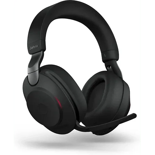 Jabra Evolve2 85 LINK380C UC Wireless Headset with Noise Cancellation, Black