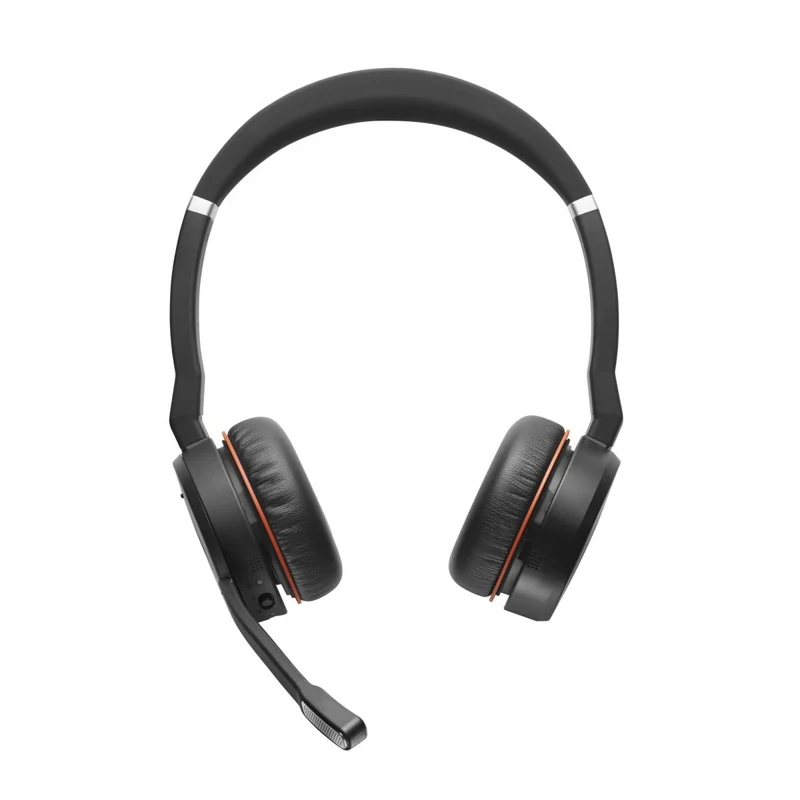 Jabra Evolve 75 UC Stereo Headset Wired & Wireless, Black Red