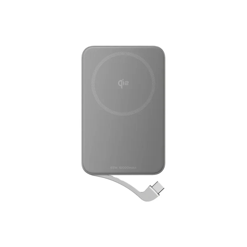 Ecoflow RAPID Magnetic Powerbank 10000mAh em Prateado - Powerbank Magnética