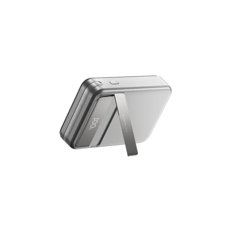 Ecoflow RAPID Magnetic Powerbank 10000mAh em Prateado - Powerbank Magnética