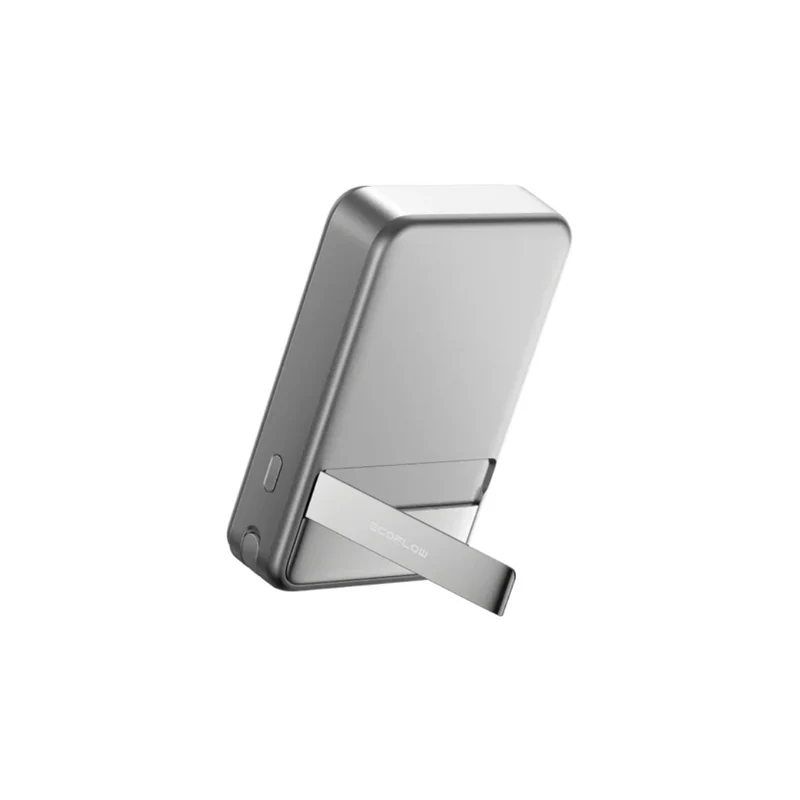 Ecoflow RAPID Magnetic Powerbank 10000mAh em Prateado - Powerbank Magnética