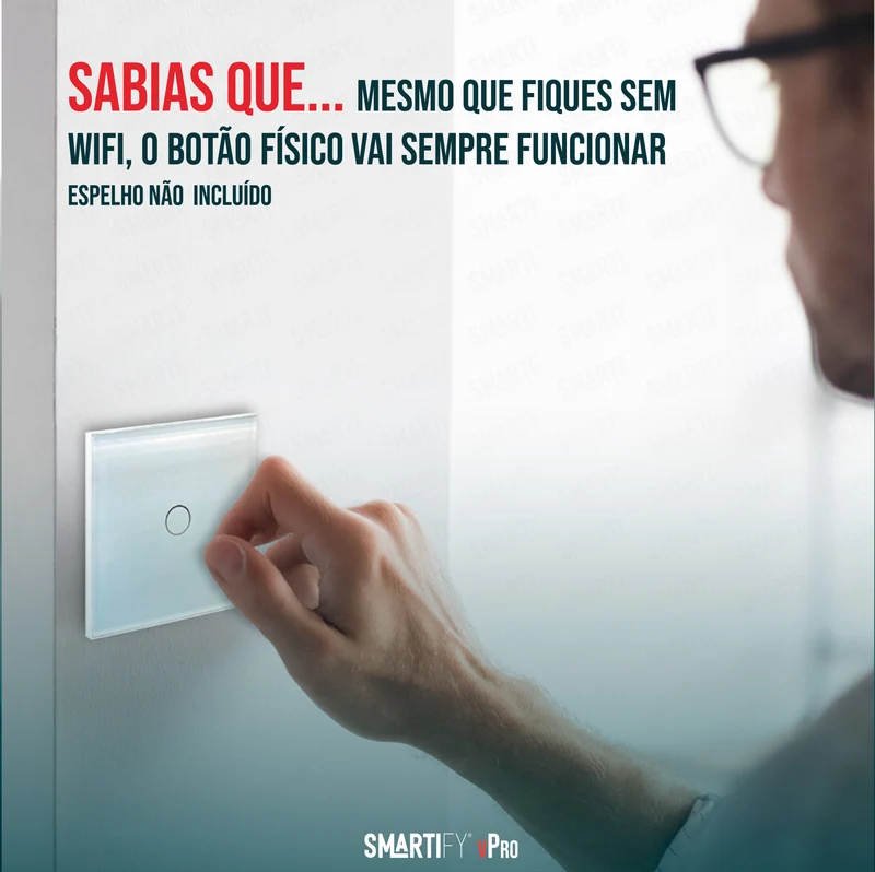 Smartify vPRO Módulo Tomada Inteligente Wifi c/ Medidor de Energia Branco - SYPMTEWFBR