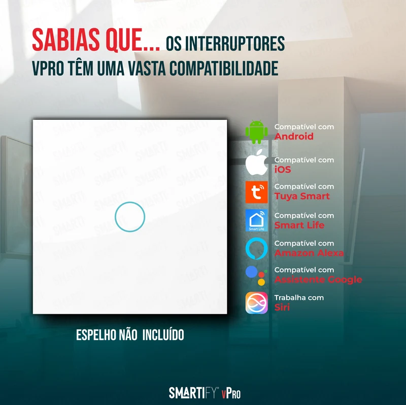Smartify vPRO Módulo Termóstato piso Radiante c/ Circulação de Águas Inteligente Wifi Branco - SYPMTTAWFBR