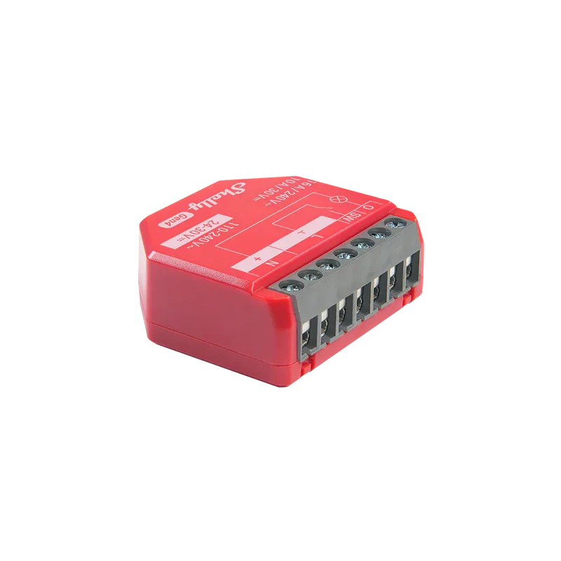 Shelly 1PM Gen4 - Módulo para Interruptor 1 botão ou Portão de Garagem 16A WiFi/BT/Zigbee