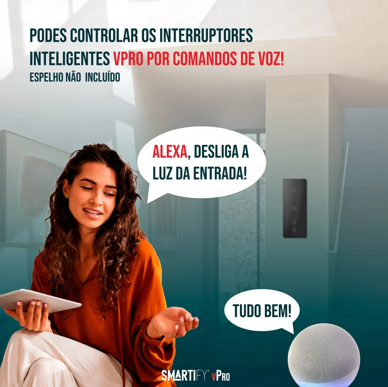 Smartify vPRO Módulo de 3 Canais Inteligente Zigbee (com neutro) - SYPM03ZBN