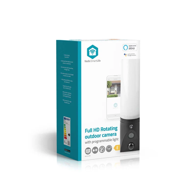 SmartLife Camera voor Buiten Omgevingslicht - Full HD 1080p - Pan tilt