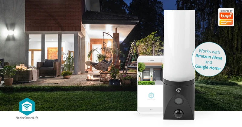SmartLife Camera voor Buiten Omgevingslicht - Full HD 1080p - Pan tilt