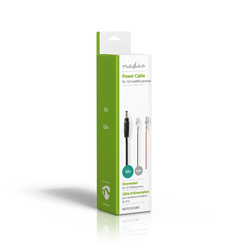 Stroomkabel DC Female - F1 - Recht