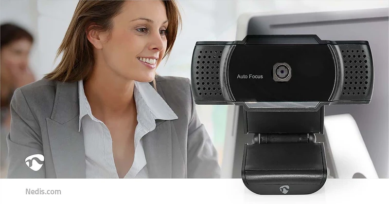 Webcam 2K@30fps - Automatische Scherpstelling - Ingebouwde Microfoon