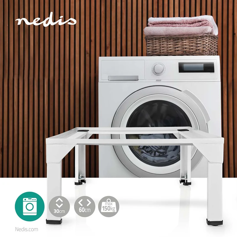 Verhoger voor Wasmachine en Wasdroger 150 kg - Wit