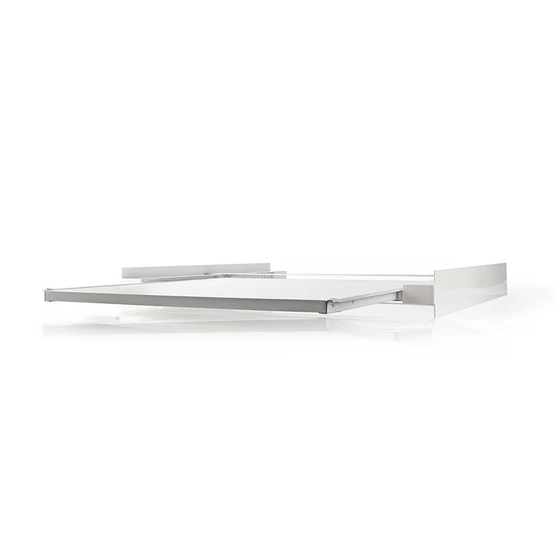 Universele Stapelkit voor Wasmachine en Wasdroger Uittrekbare plank - Wit
