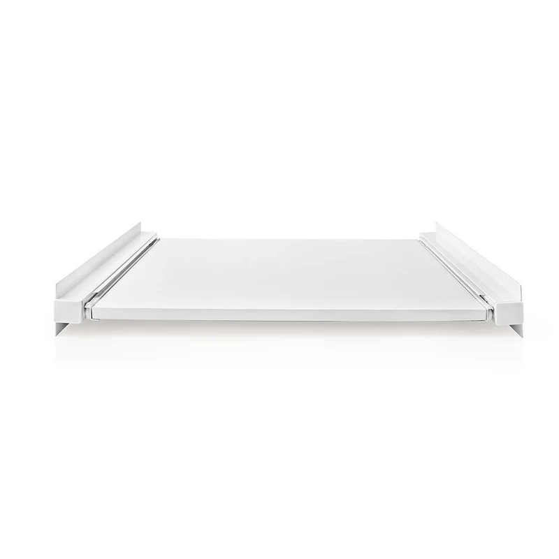 Universele Stapelkit voor Wasmachine en Wasdroger Uittrekbare plank - Wit