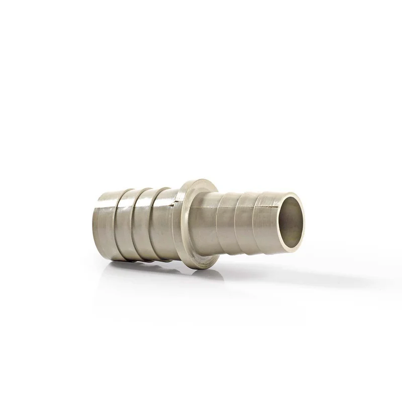 Verlengstuk met 2 Slangklemmen 19 mm - 22 mm - Grijs / Metaal