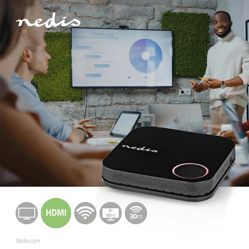 Draadloze HDMI™ Ontvanger Wi-Fi - 2400 MHz - 30 m (gezichtsveld)
