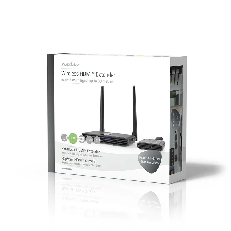Draadloze HDMI™-Zender Wi-Fi - 2400-5000 MHz - 30 m (gezichtsveld)