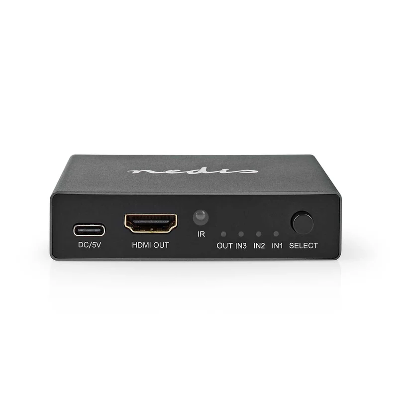 HDMI™-Switch 3 poort(en) - 3x HDMI™ Input - 1x HDMI™ Output