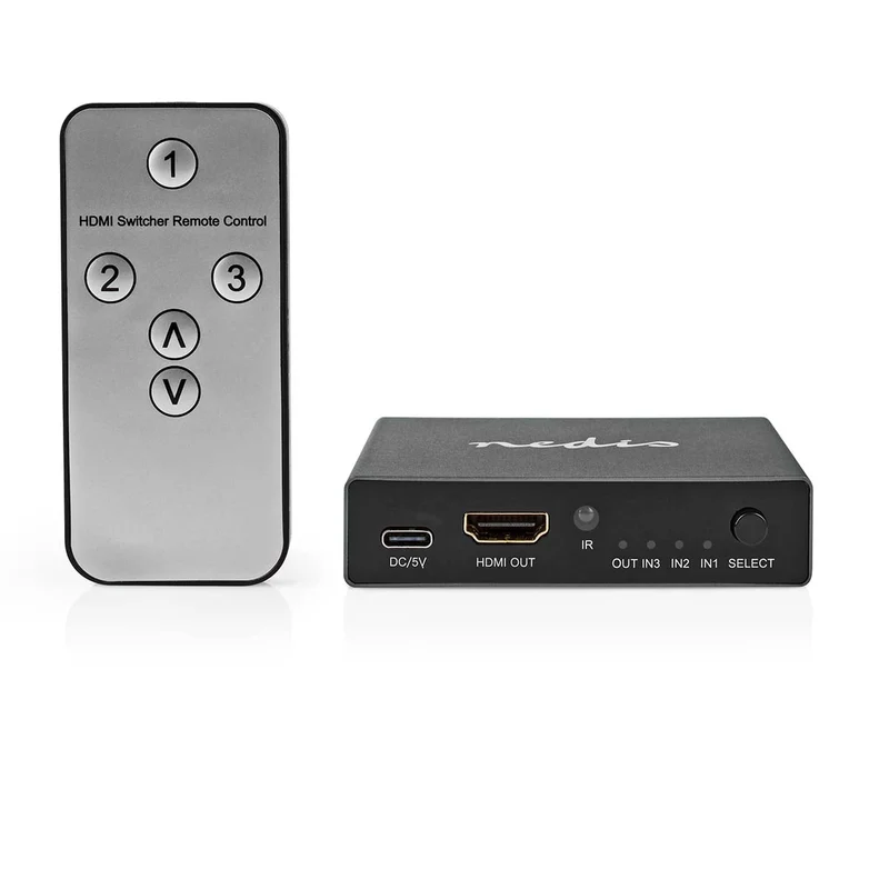 HDMI™-Switch 3 poort(en) - 3x HDMI™ Input - 1x HDMI™ Output