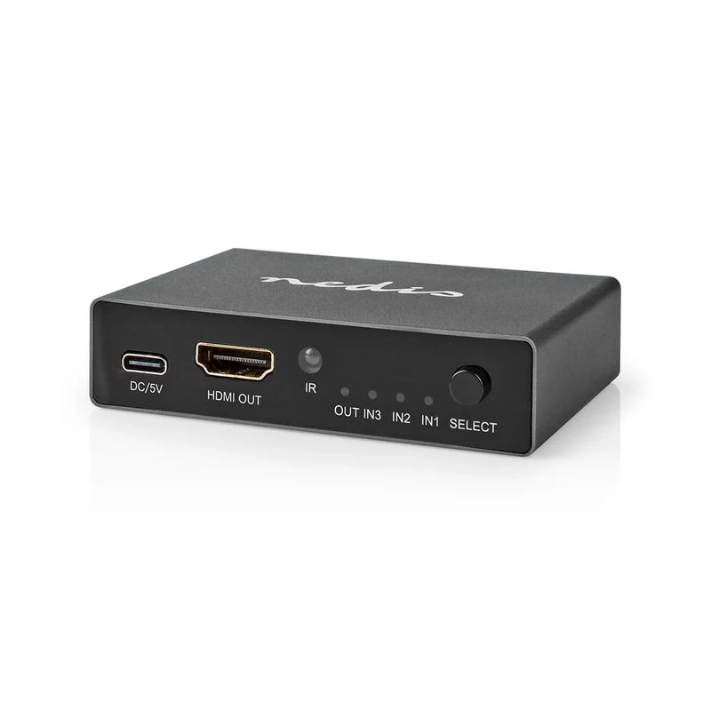 HDMI™-Switch 3 poort(en) - 3x HDMI™ Input - 1x HDMI™ Output