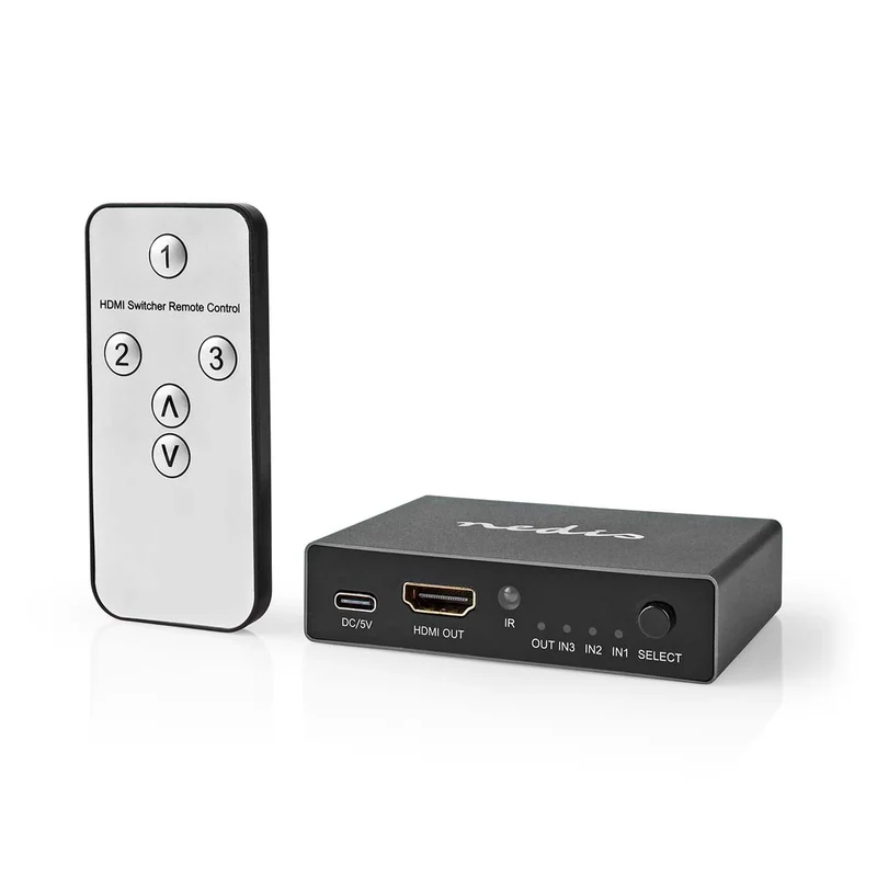 HDMI™-Switch 3 poort(en) - 3x HDMI™ Input - 1x HDMI™ Output