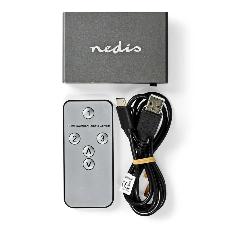 HDMI™-Switch 3 poort(en) - 3x HDMI™ Input - 1x HDMI™ Output