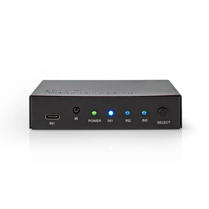 HDMI™-Switch 3 poort(en) - 1x USB-C™ / 2x HDMI™ Input - 1x HDMI™ Output
