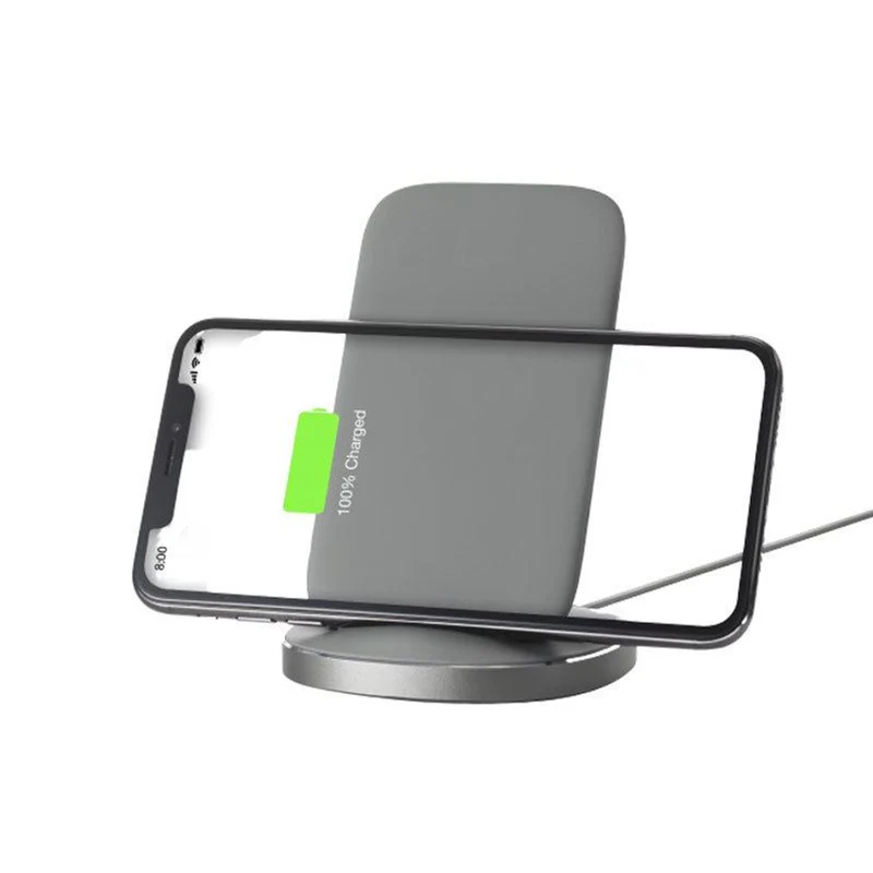 GP Trådløs oplader med holder, 10W, Grå