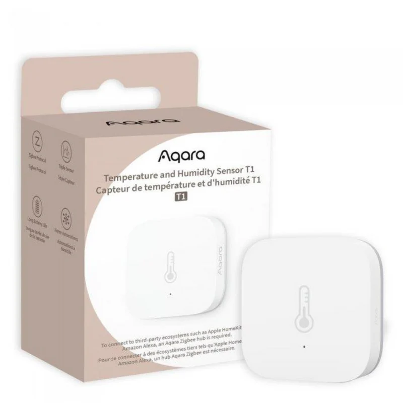 Aqara Sensor Temperatura e Humidade sem fios ZigBee [T1] - Aqara TH-S02D