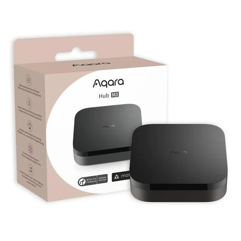 Aqara Hub M3 Hub c/ Zigbee + Thread + Bluetooth + Wi-Fi + Matter + PoE + IR - Aqara HM3-G01D
