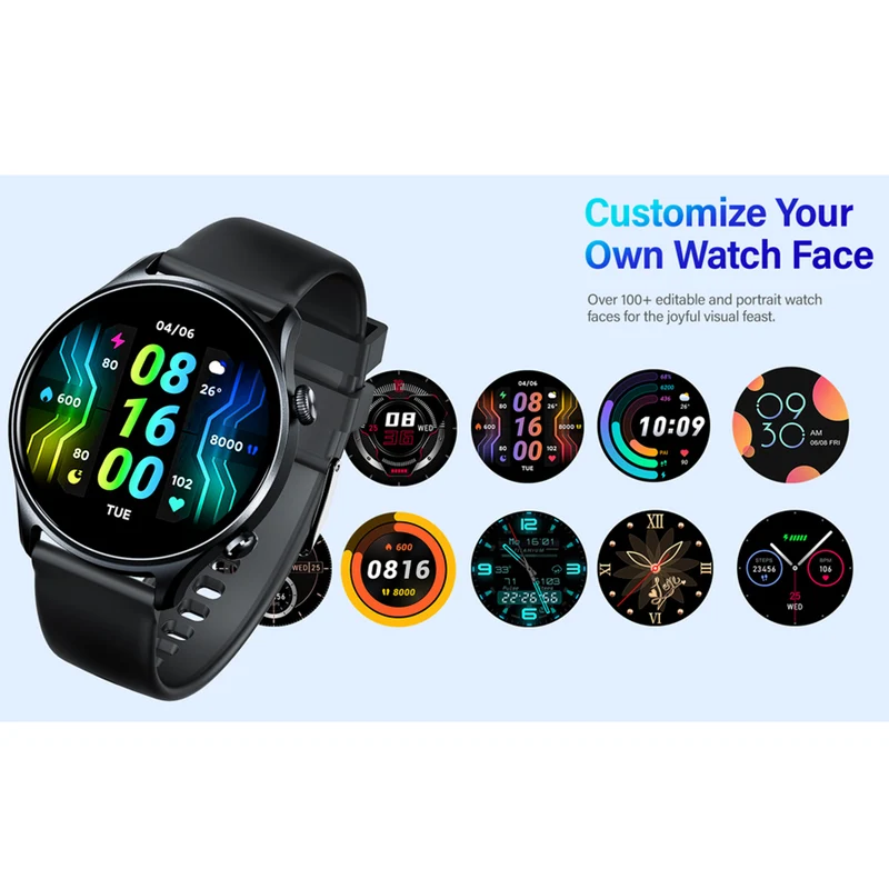 Riversong Motive 7C 1,52" Smartwatch, Space Grey