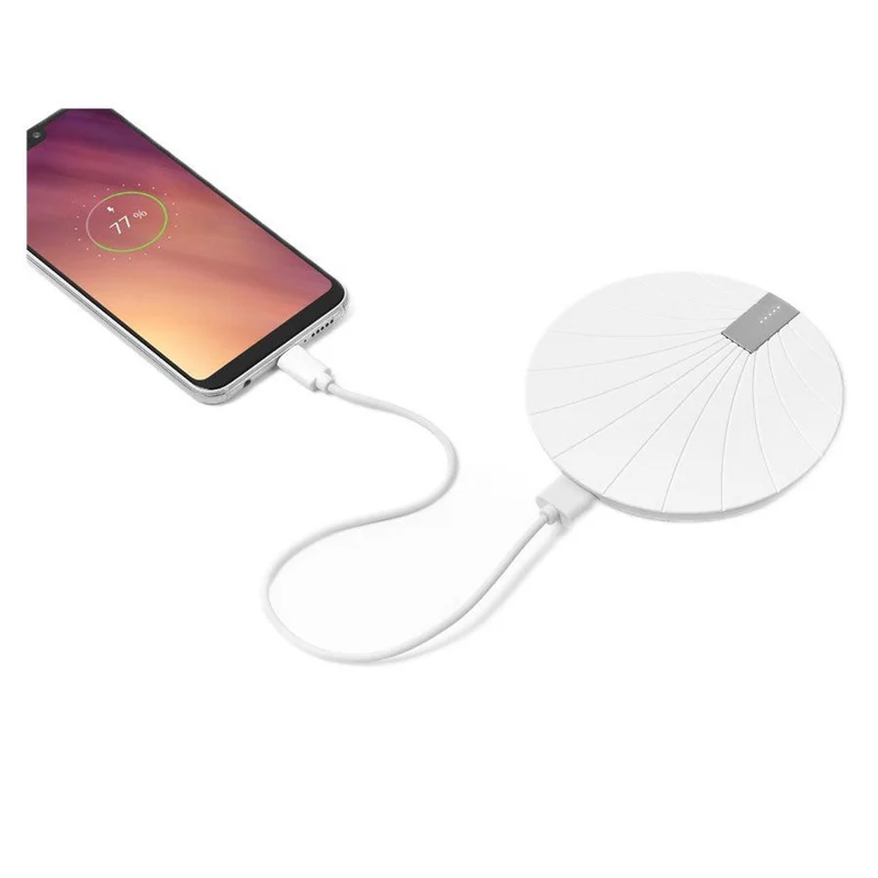 Lexon Bali 5000 mAh powerbank med 10W trådløs oplader, Hvid