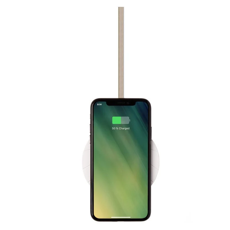 Lexon Bali Extra-Slim 10W trådløs oplader, Hvid