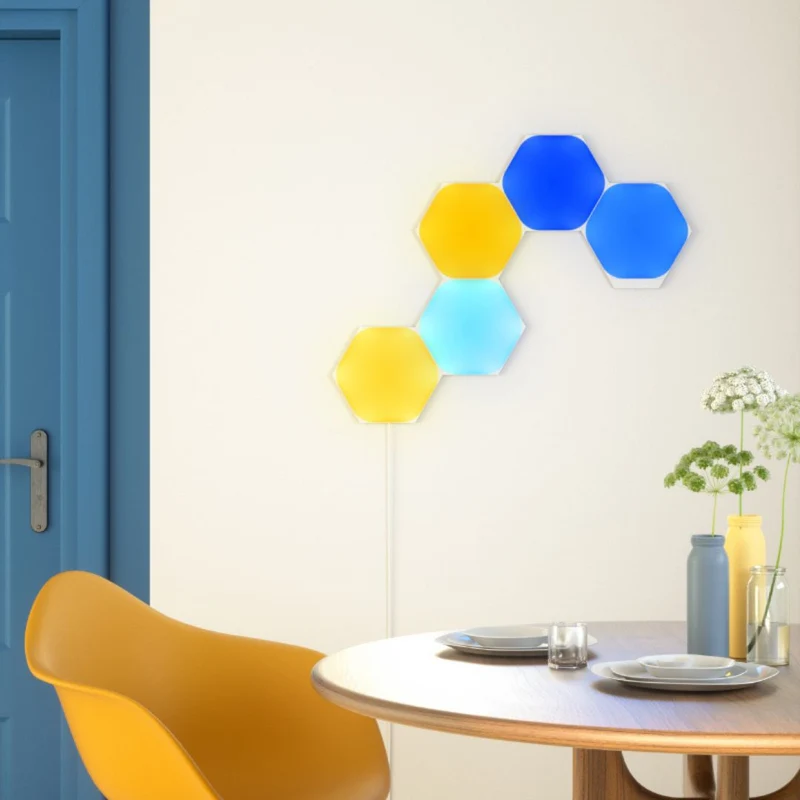 Nanoleaf Hexágonos Kit Inicial com 5 painéis