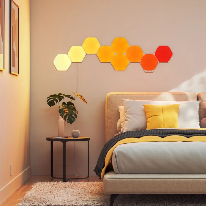 Nanoleaf Hexágonos Kit Inicial com 9 painéis