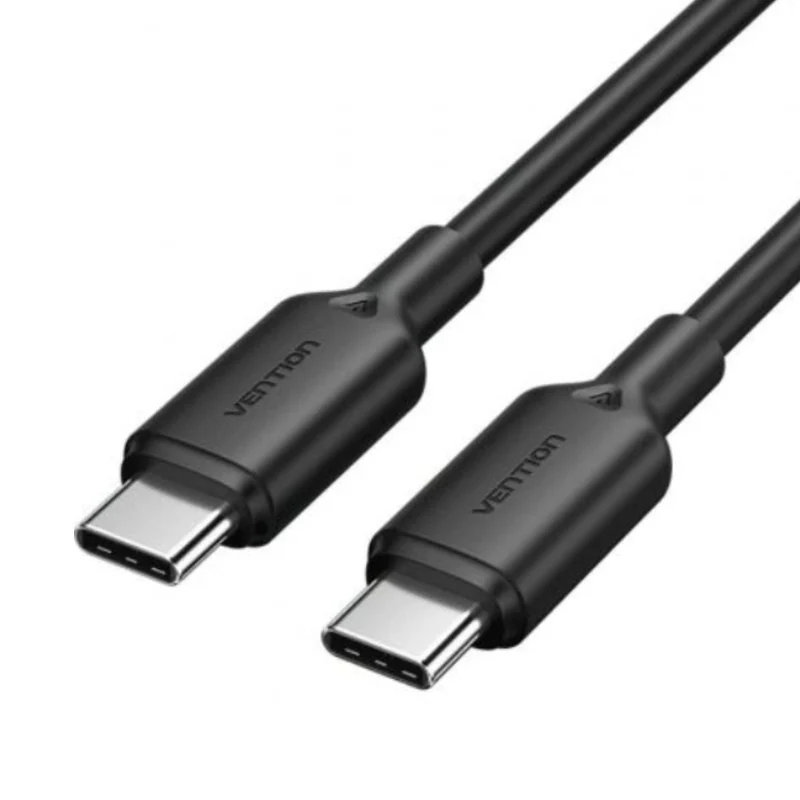 Cabo USB-C 60W - USB-C 480Mbps - Preto - 2.0m - Vention TRCBH