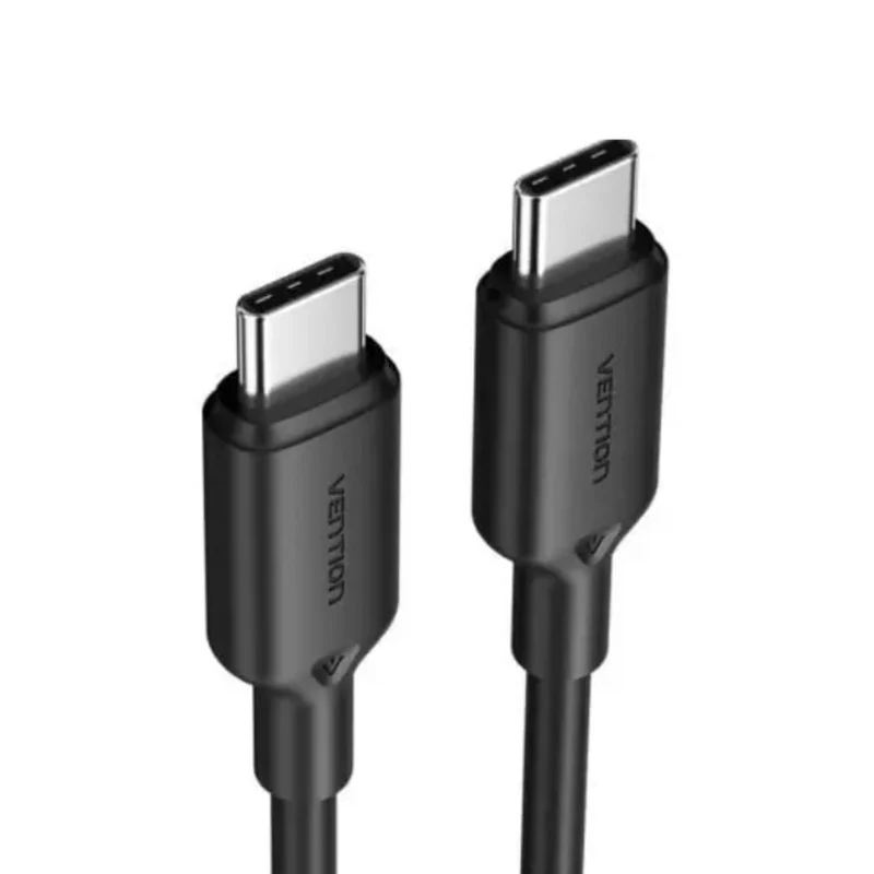 Cabo USB-C 60W - USB-C 480Mbps - Preto - 2.0m - Vention TRCBH