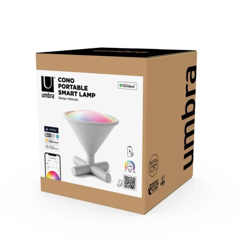 Nanoleaf Umbra Cono – Candeeiro Portátil Inteligente Cinza