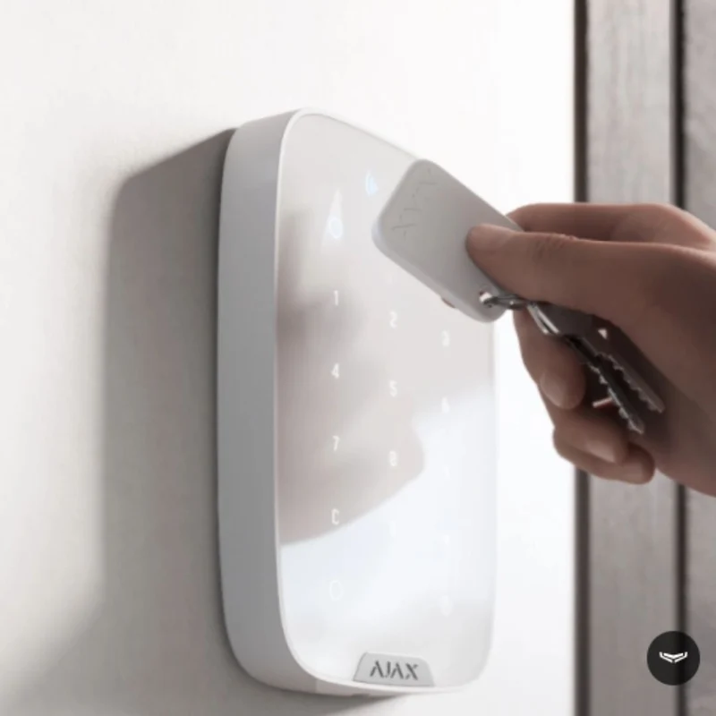 Ajax Porta-chaves RFID AJ-TAG-W - 13.56MHz (Mifare) em Branco
