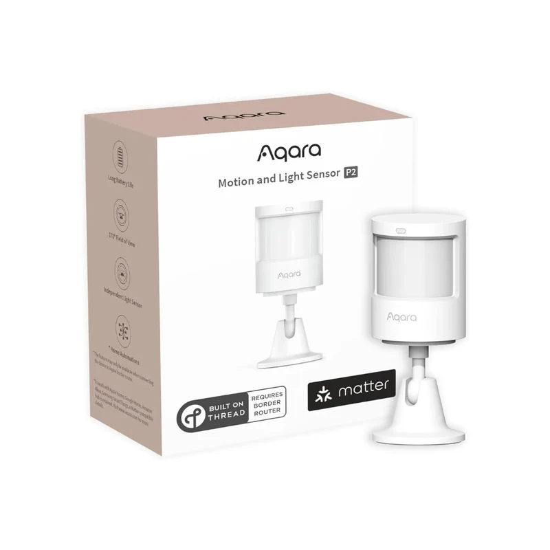 Aqara Sensor de Movimento e Luz Aqara P2 Compatível com Matter – Aqara ML-S03D