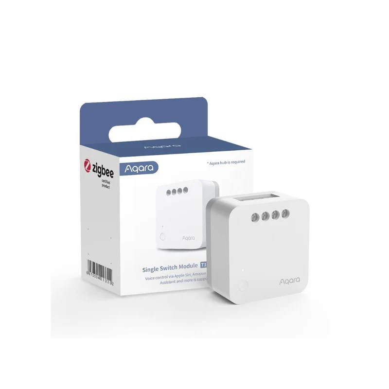 Aqara Xiaomi Relé Inteligente Aqara T1 ZigBee 3.0 sem Neutro - Xiaomi Aqara SSM-U02
