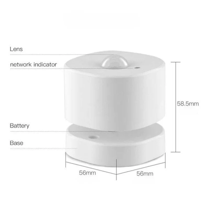 Moes Detetor de movimento infravermelhos com sensor de luminosidade - Smart Zigbee